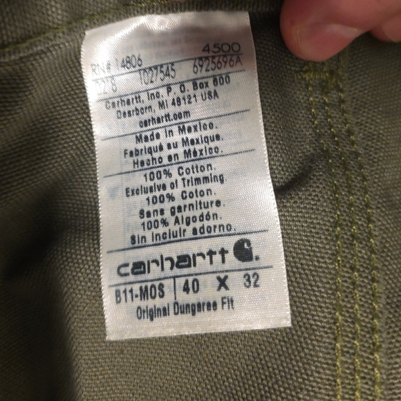 Carhartt Men's Relaxed Blue Jeans - Picture 12 of 15